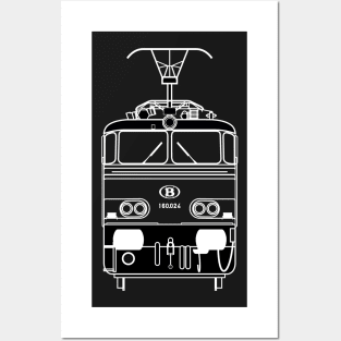 NMBS - SNCB Train - Belgian Locomotive Posters and Art